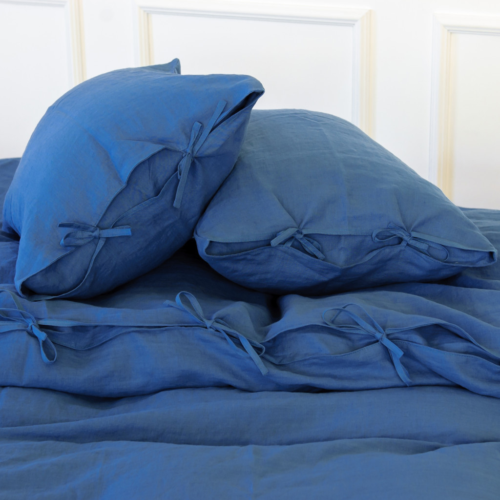 Постільна білизна MirSon Льон Bluebottle 2х160х220 (2200005371541) - изображение 3