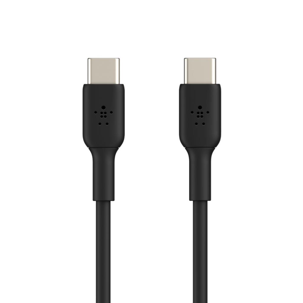 Дата кабель USB-С - USB-С, PVC, 1m, black Belkin (CAB003BT1MBK) - зображення 3