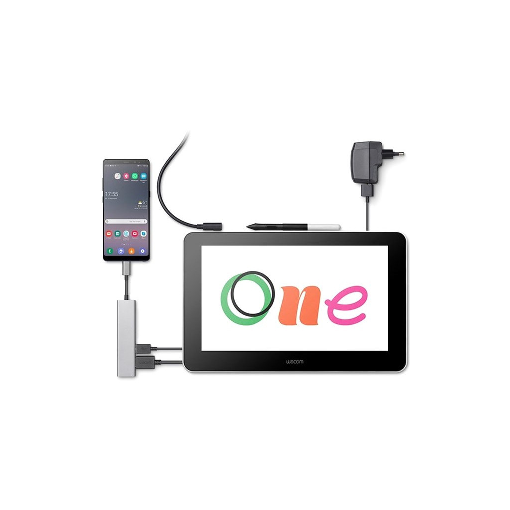 Планшет-монітор Wacom One 13 (DTC133W0B) - зображення 7