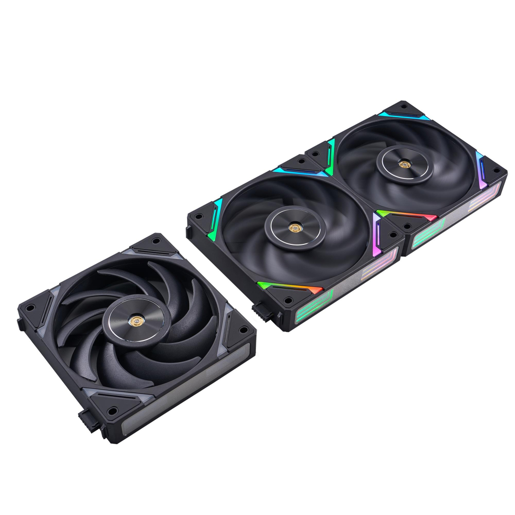 Кулер до корпусу 1stPlayer XF7 Black (XF7-BK-1IN1) - зображення 11