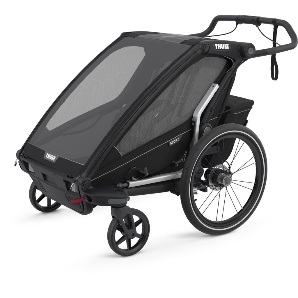 Коляска Thule Chariot Sport Double (Midnight Black) (TH 10201023) - зображення 3