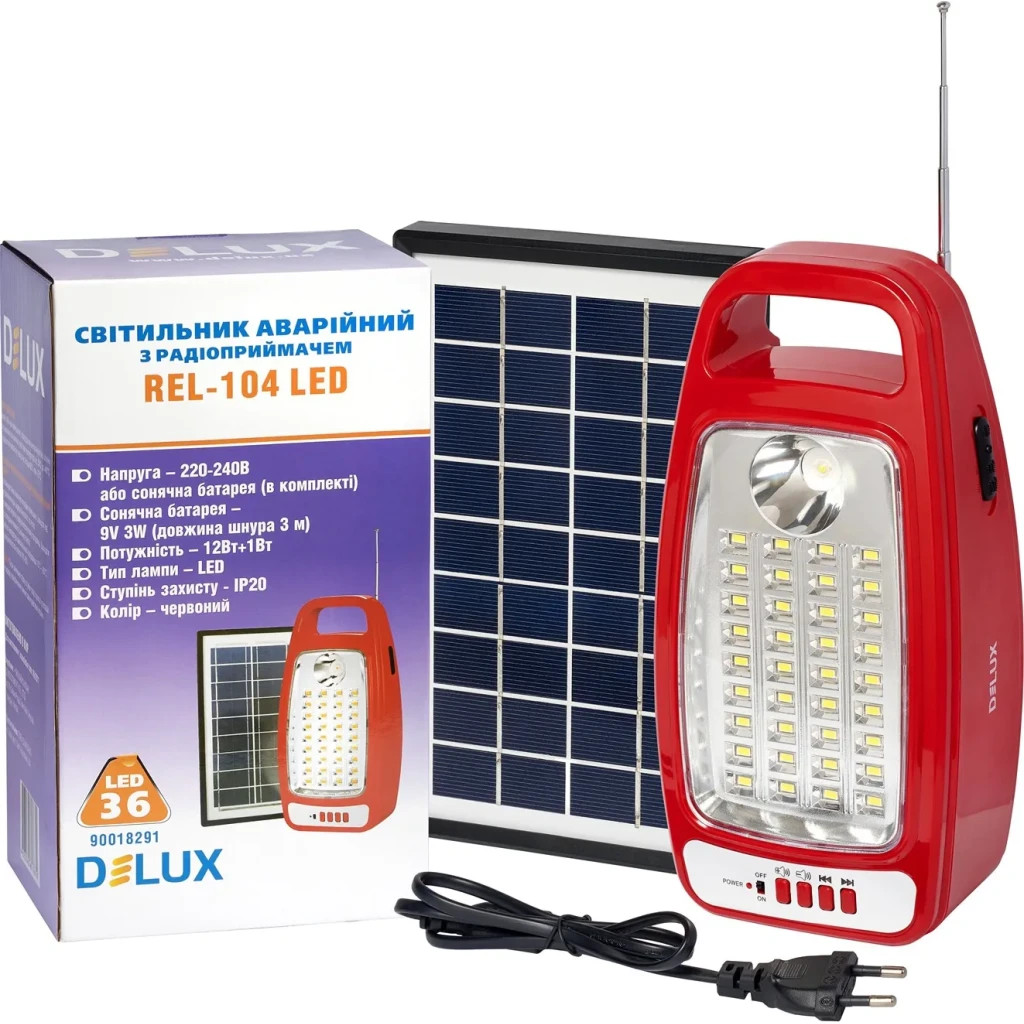 Ліхтар Delux REL-104 + подарунок REL-107 (90022814) - зображення 3