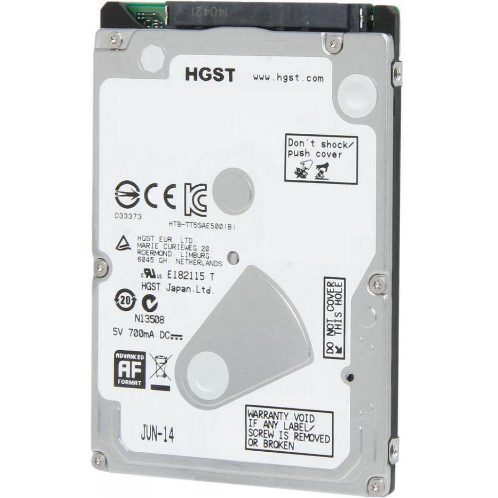 Жорсткий диск для ноутбука 2.5" 500GB WDC Hitachi HGST (# 0J38065 / HTS545050A7E680 #) - зображення 1