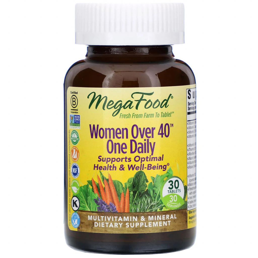 Мультивітамін MegaFood Мультивітаміни для жінок 40+, Women Over 40 One Daily, 30 та (MGF-10265) - зображення 1