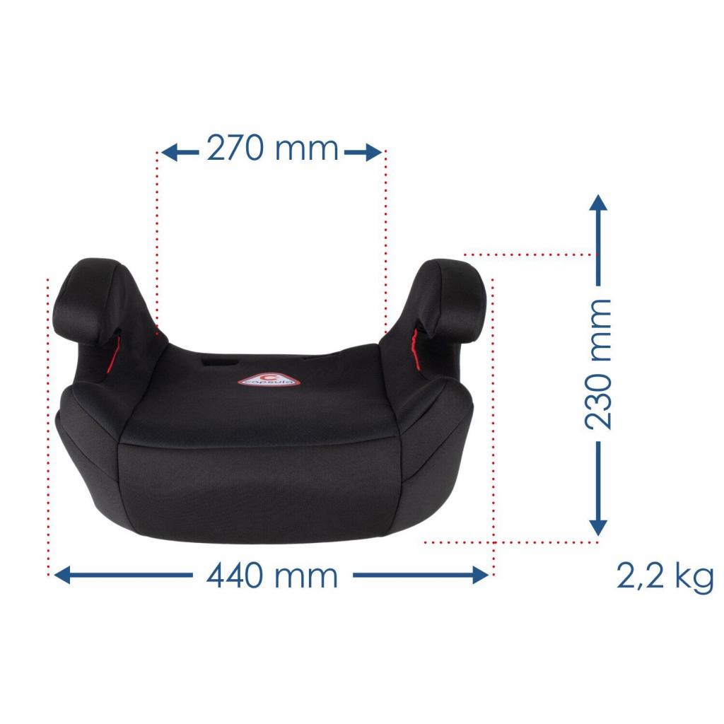 Автокрісло-бустер Capsula JR5 Black (773010.) - зображення 5