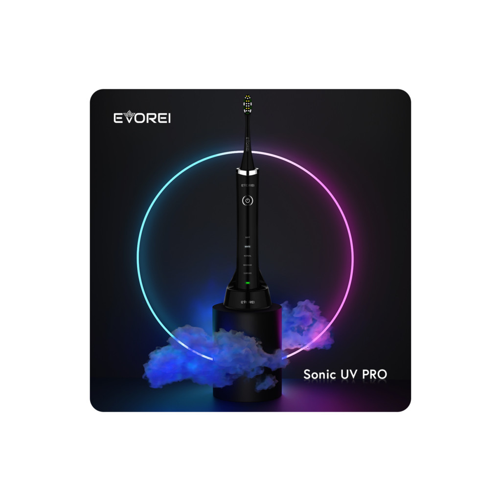 Електрична зубна щітка Evorei SONIC UV PRO SONIC TOOTH BRUSH (592479671901) - зображення 10