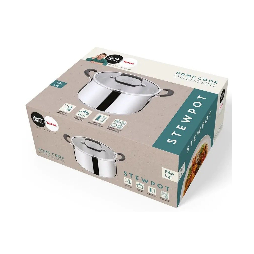 Каструля Tefal Jamie Oliver Home Cook 5.4 л (E3184655) - зображення 8