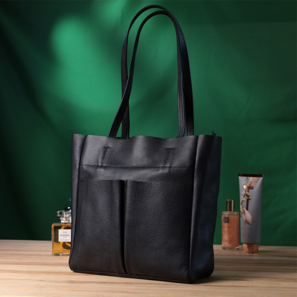 Сумка Shvigel З натуральної шкіри Чорна (22845) - зображення 10