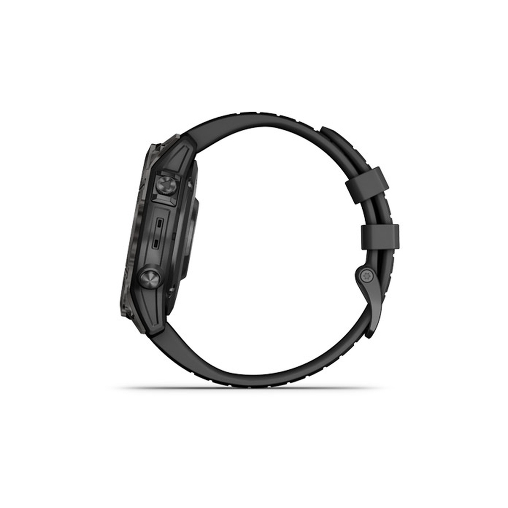 Смарт-годинник Garmin fenix 7 Pro Saph Solar, Crbn Gry DLC Ti w/ Black Band, GPS (010-02777-11) - зображення 5