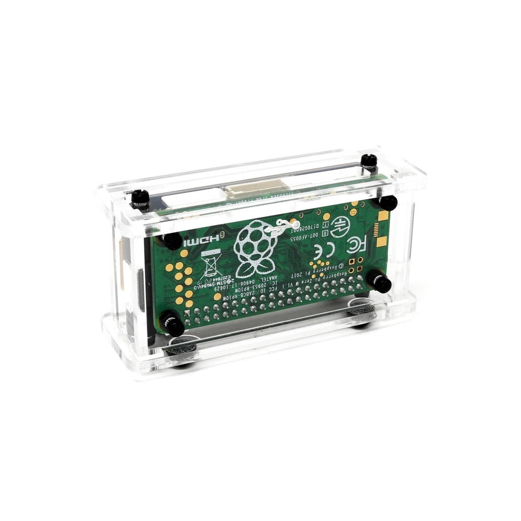 Корпус до промислового ПК Pi HUT for Raspberry Pi Zero for display Waveshare 2.13" E-Ink (TPH-052-CLR) - изображение 2