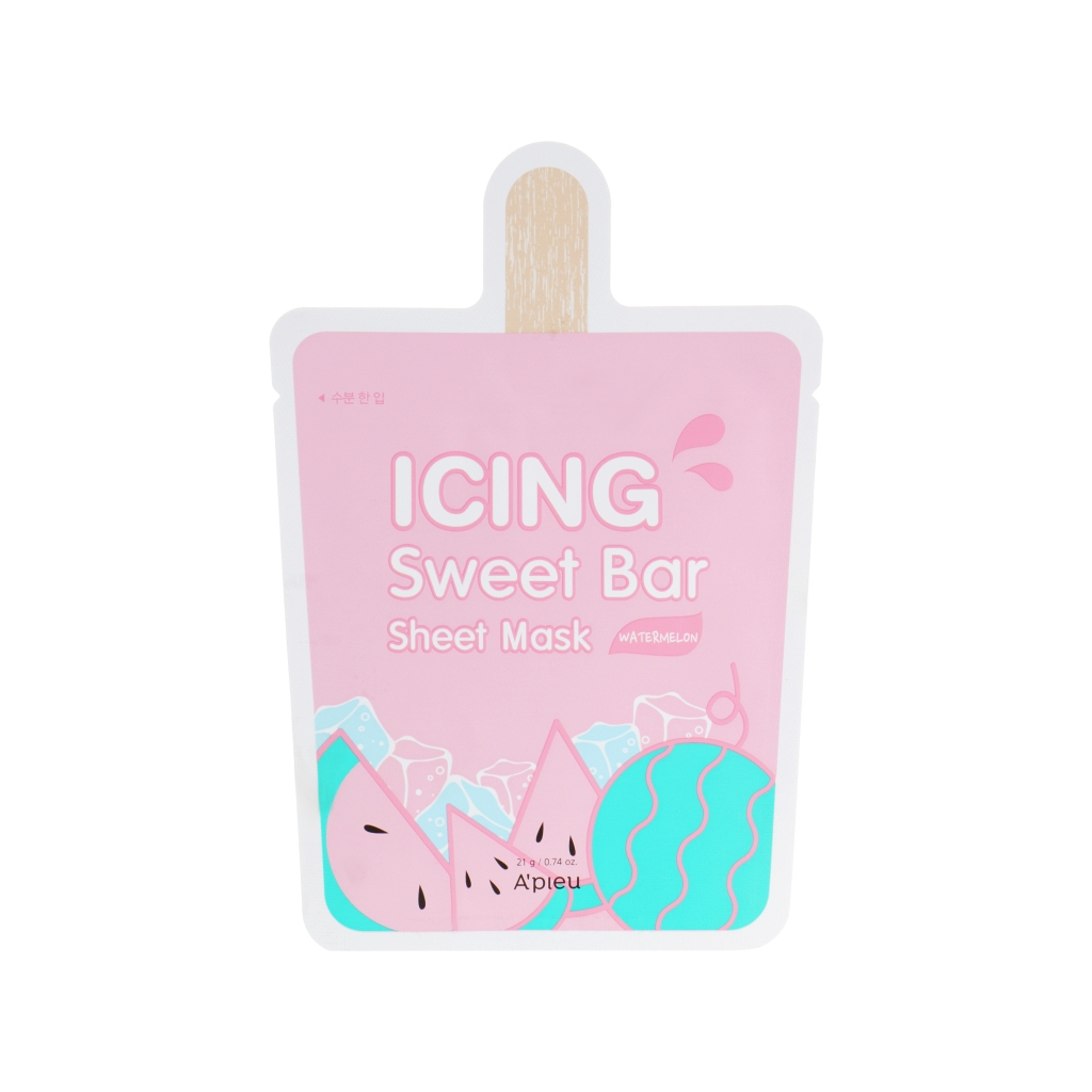 Маска для обличчя A'pieu Icing Sweet Bar Sheet Mask Watermelon кавун 21 г (8809530047712) - зображення 1