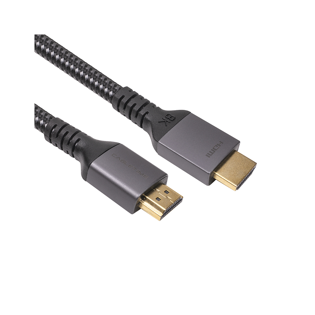Кабель мультимедійний HDMI to HDMI 1.0m v2.1 Cabletime (CA914579) - зображення 1
