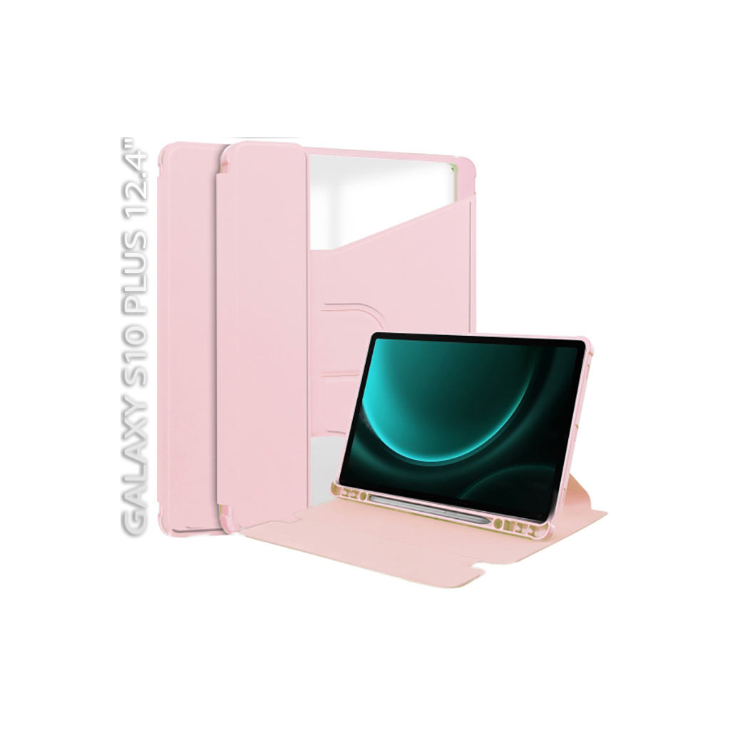Чохол до планшета BeCover 360° Rotatable Samsung Galaxy Tab S10 Plus (SM-X820/SM-X826) 12.4" Pink (712268) - зображення 1