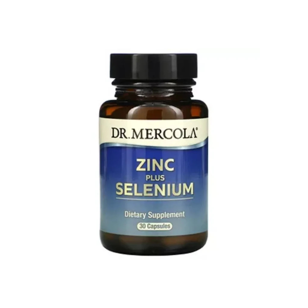 Мінерали Dr. Mercola Цинк та Селен, Zinc plus Selenium, 30 капсул (MCL-03065) - зображення 1