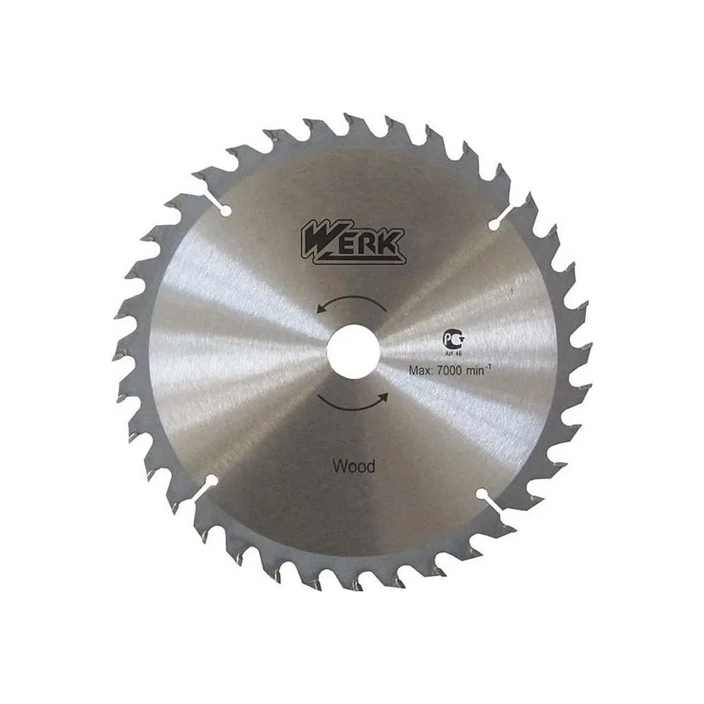 Диск пильний Werk по дереву - 125х22,23 24 зуб. (36094) - зображення 1