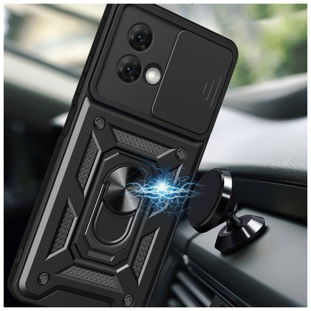 Чохол до мобільного телефона BeCover Military Motorola Moto G84 Black (710675) - зображення 8