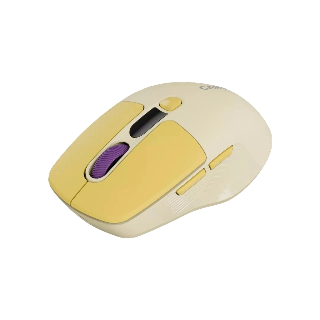 Мишка Canyon MW-26 LCD Silent Wireless/Bluetooth Yellow (CNS-CMSW26Y) - зображення 2