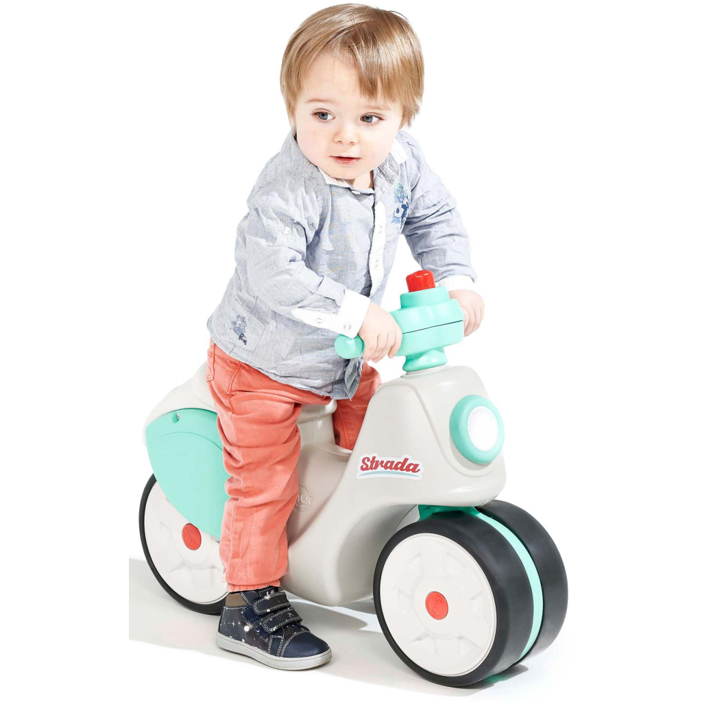 Біговел Falk із безшумними колесами Strada біло-бірюзовий (3016200801191) - зображення 7