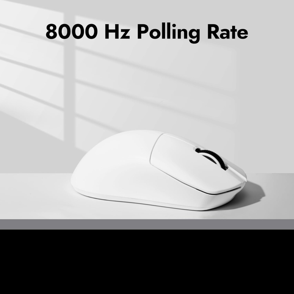 Мишка Lemokey G1 USB-A/USB-C/Wireless 8K White (G1-A2) - зображення 4