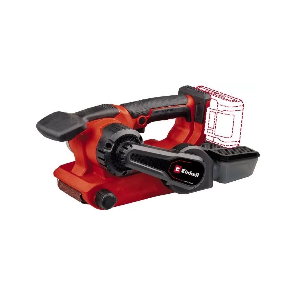 Шліфувальна машина Einhell TP-BS 18/457 Li BL - Solo, PXC, 18В, стрічка 457х75мм (без АКБ та ЗП) (4466270) - зображення 1