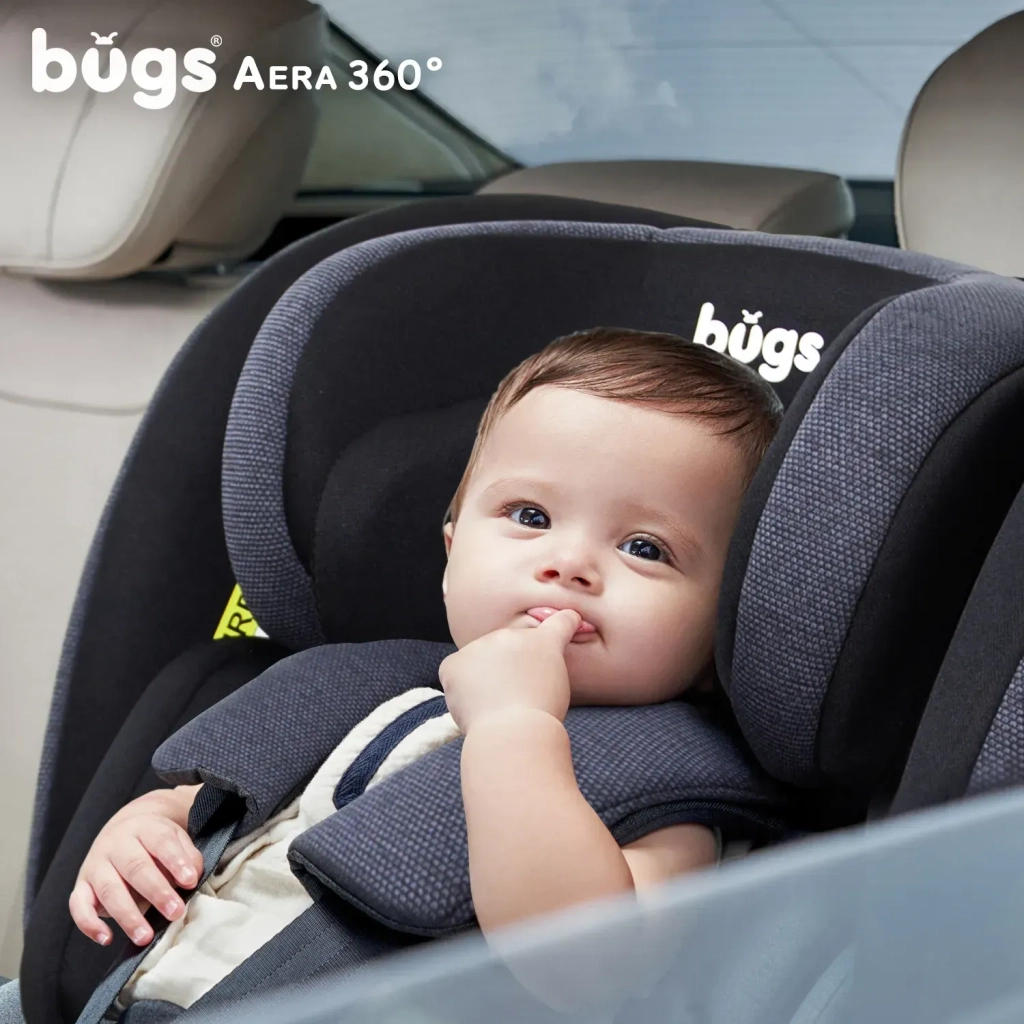Автокрісло Bugs Aera 360 i-Size, ISOFIX, (0–36 кг) Shadow Grey (4823056520003) - зображення 11