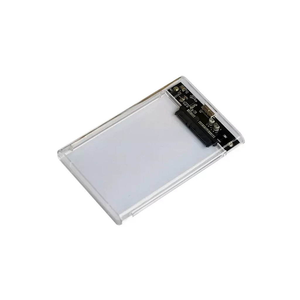 Кишеня зовнішня AgeStar 2.5", USB 3.2, 9.5 mm / 7 mm HDD/SSD, Transparent (3UB2P4C (Transparent)) - зображення 4