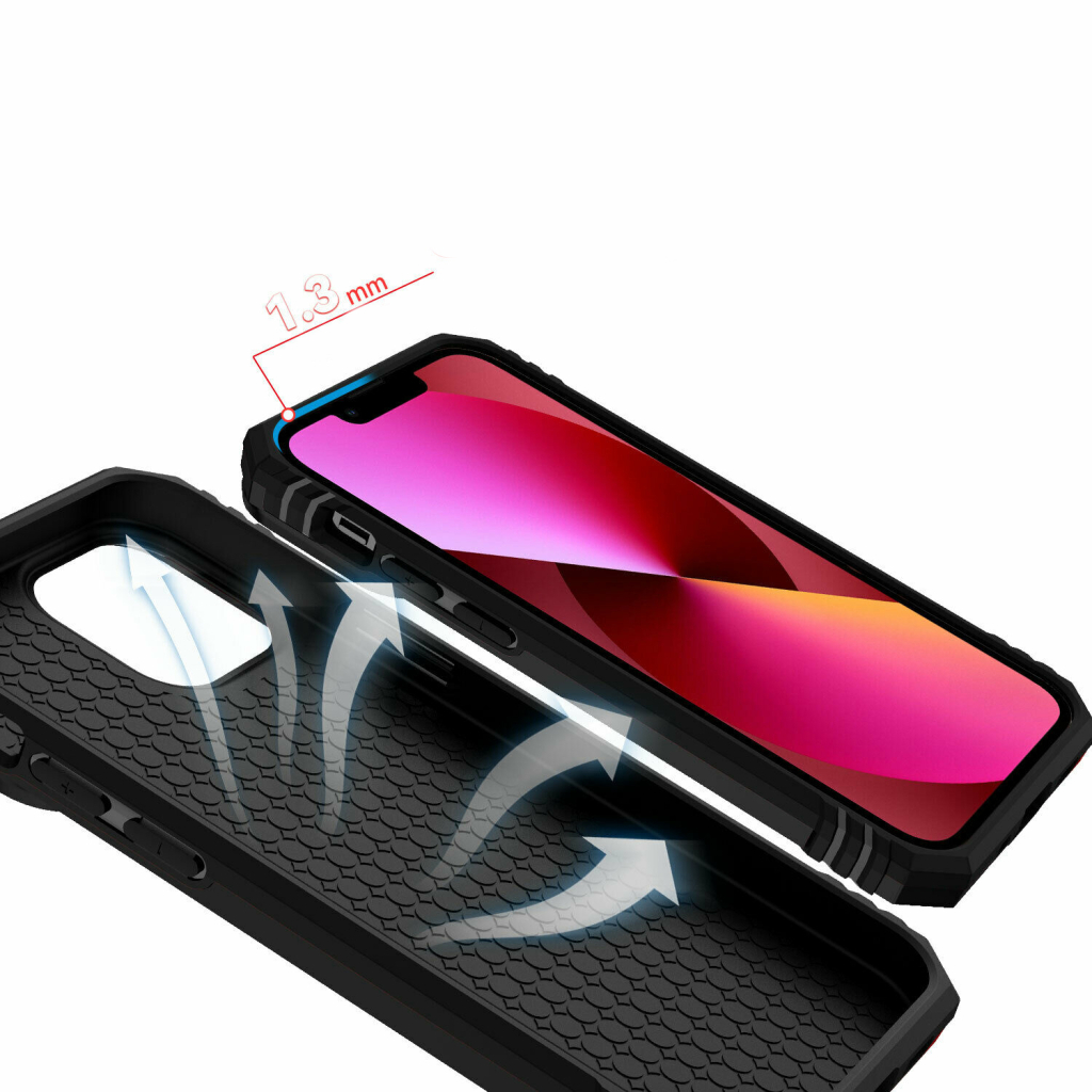 Чохол до мобільного телефона BeCover Military Apple iPhone 13 Pro Max Black (707105) - зображення 4