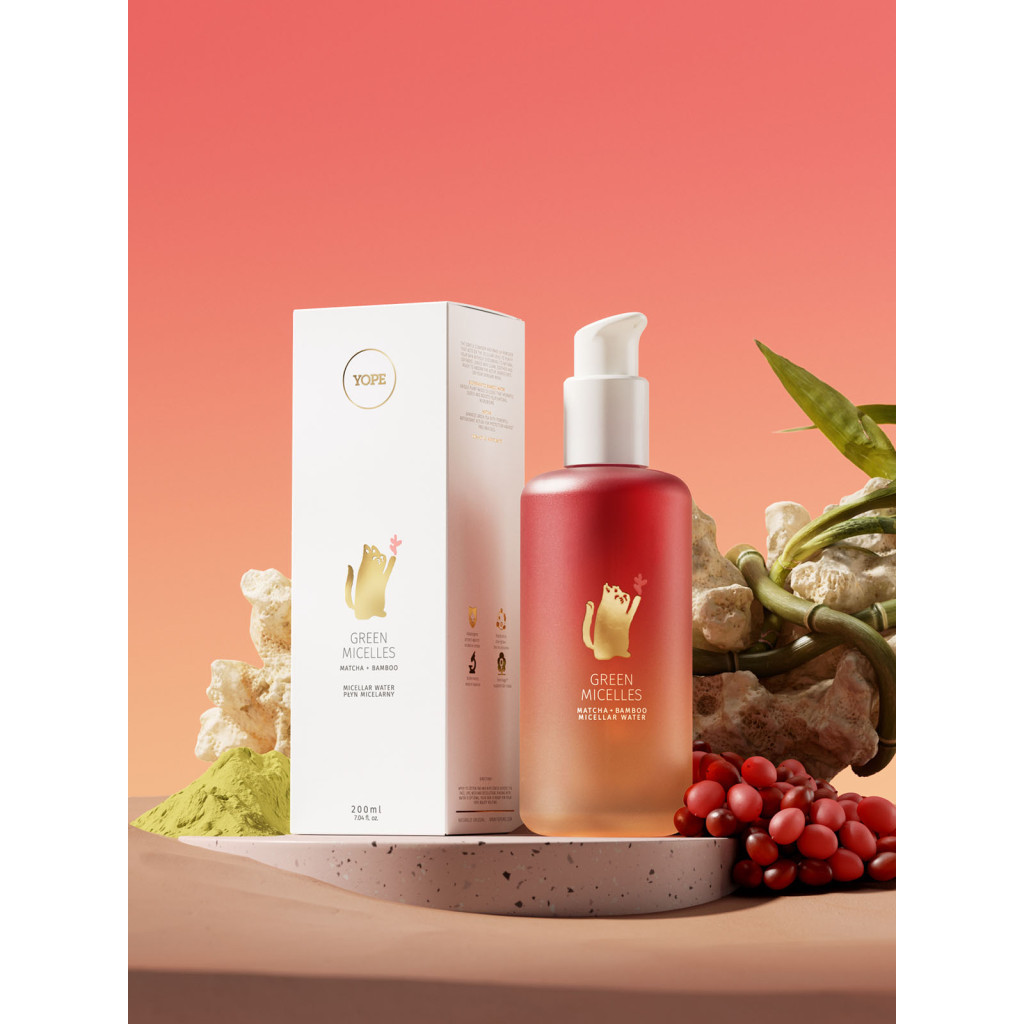 Міцелярна вода Yope Green Micelles Matcha + Bamboo 200 мл (5903760200367) - изображение 5