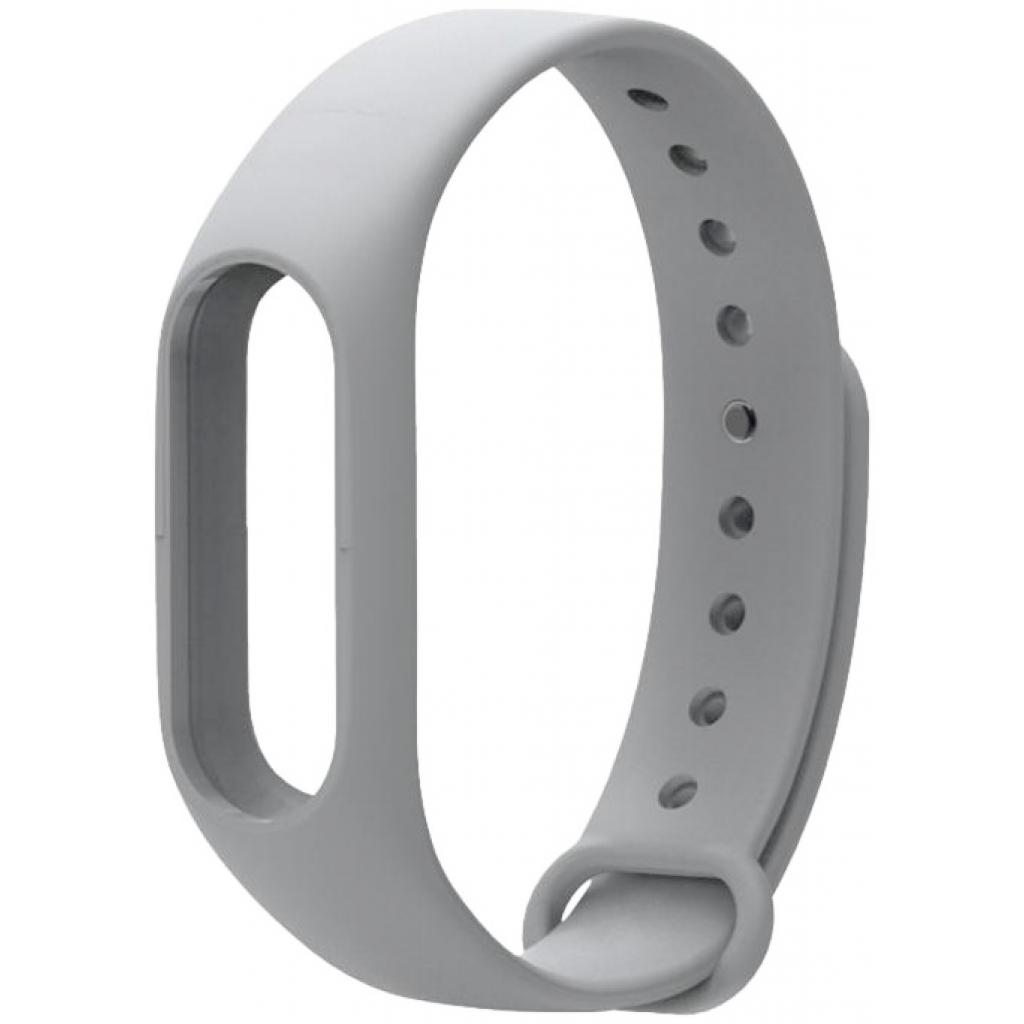 Ремінець до фітнес браслета Armorstandart для Xiaomi Mi Band 2 Grey (ARM47319) - зображення 1