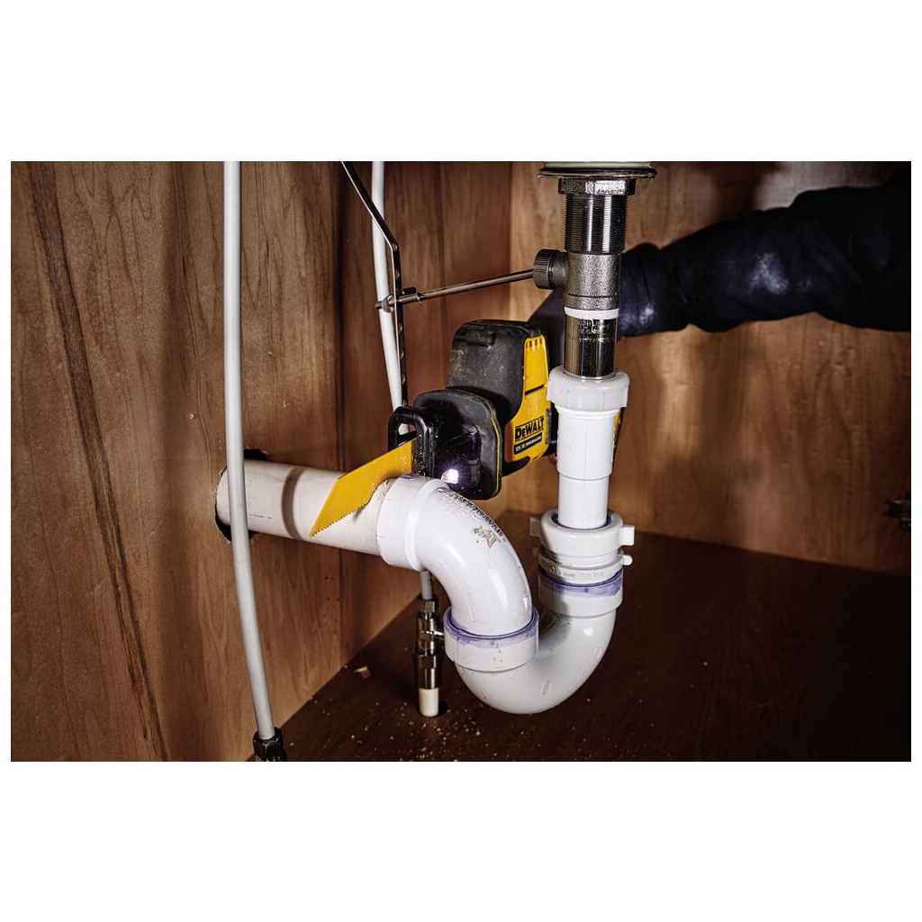 Шабельна пила DeWALT 10.8/12В XR Li-lon, 0 – 2800 хід/хв, 1.38 кг, (без АКБ та ЗП) (DCS312N) - изображение 7