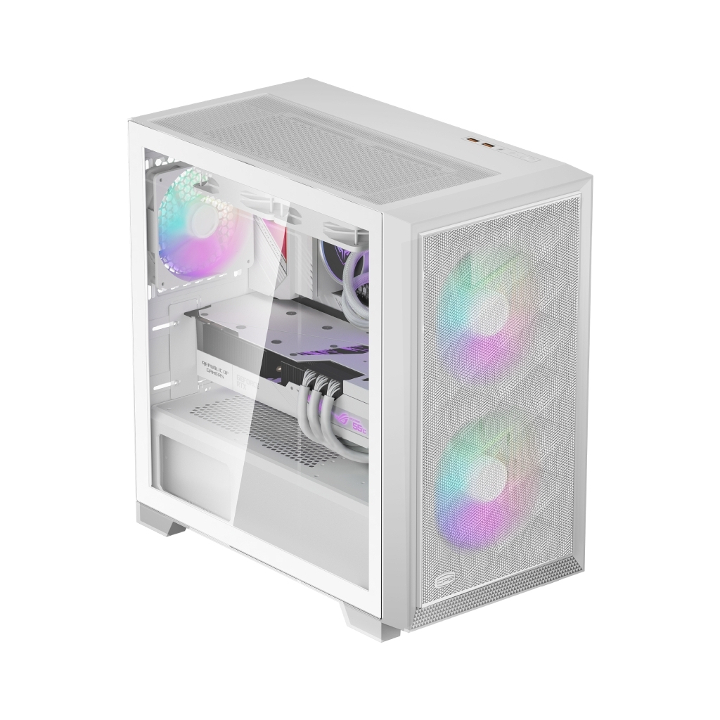 Корпус PcCooler C3D310 WH ARGB - зображення 6
