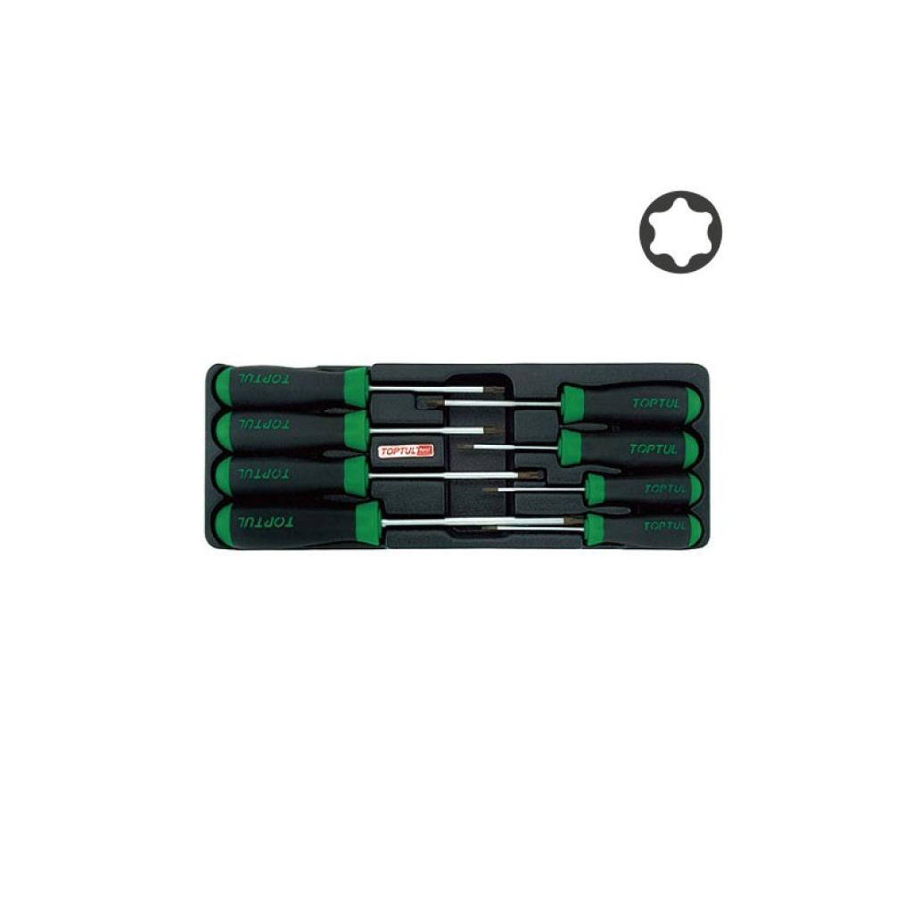 Набір викруток Toptul TORX T9-T40 8шт. (У ложементі, тип А) (GAAT0813) - зображення 1