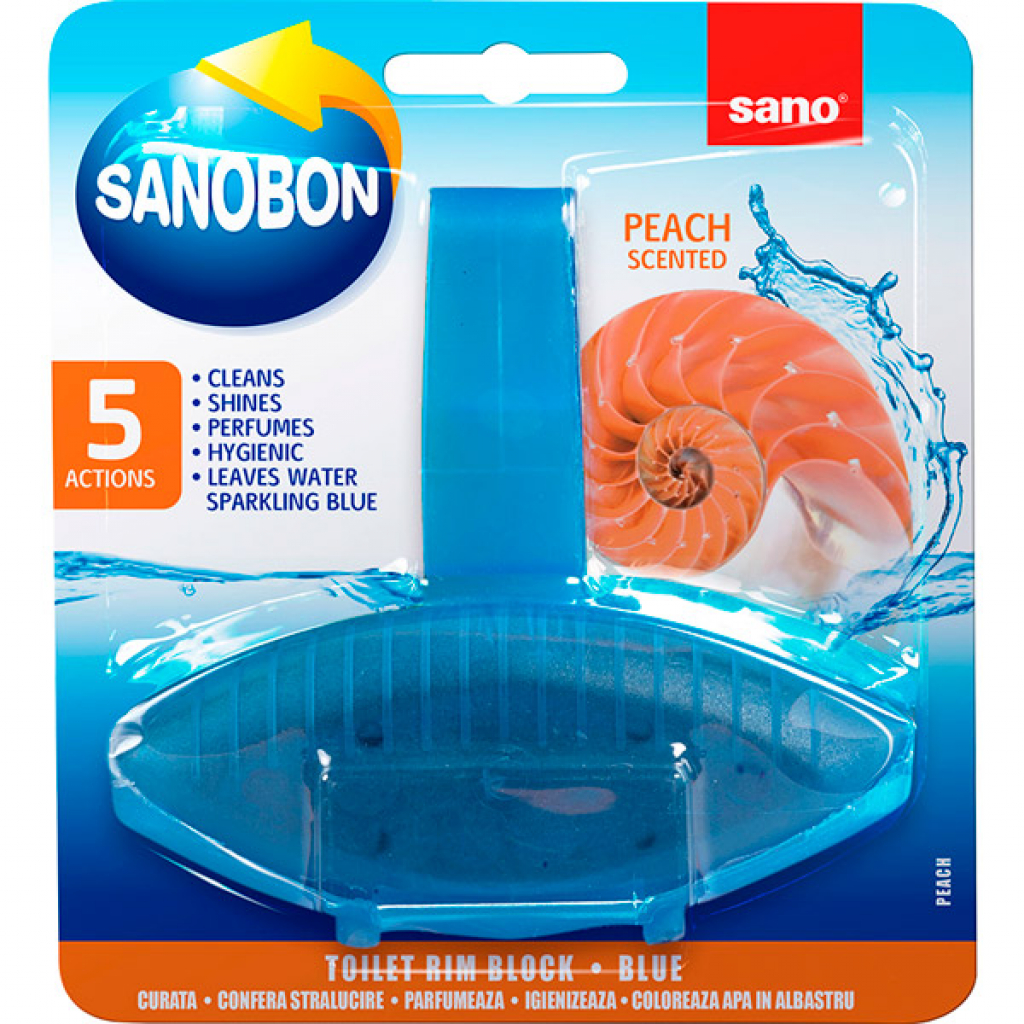 Туалетний блок Sano Персик 55 г (7290005426964) - зображення 1