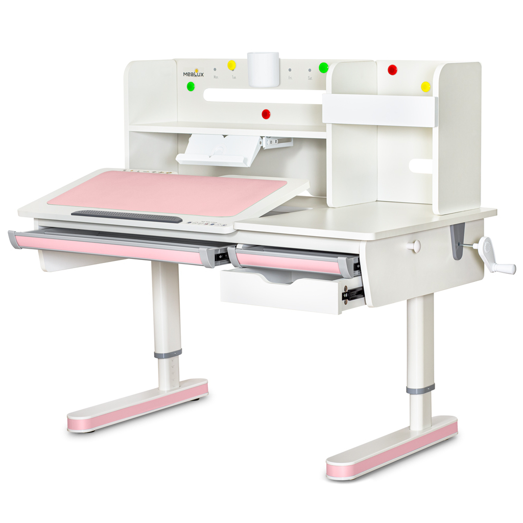 Парта Mealux Montreal 2 WG (BD-670-2 WG з полицею) - зображення 4