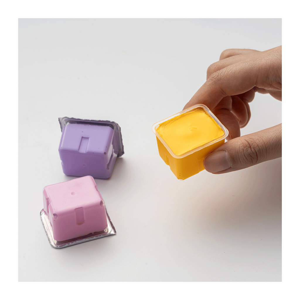 Гуашеві фарби HIMI Jelly Cup 18 кольори по 30 мл, зелений пластик.пенал (6974712453680) - зображення 6