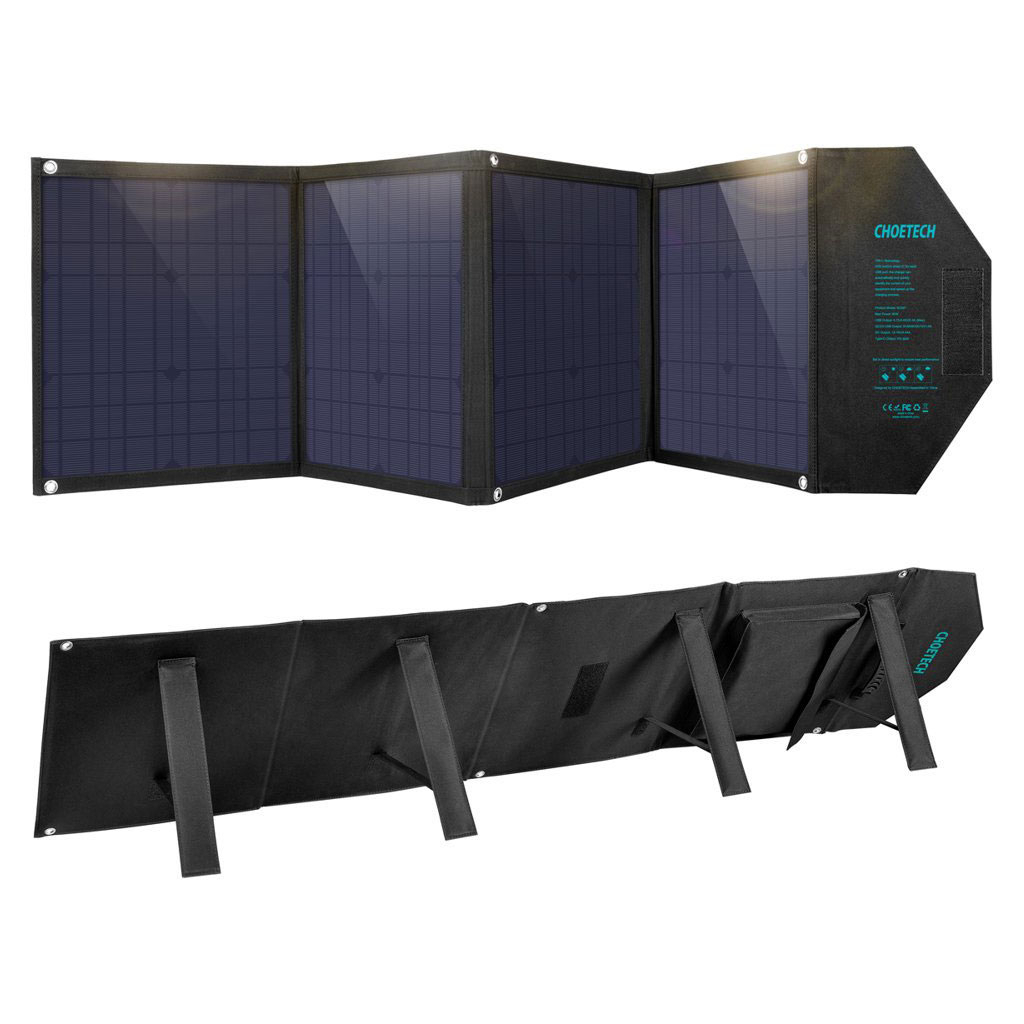 Портативна сонячна панель Choetech 80W (SC007) - изображение 3