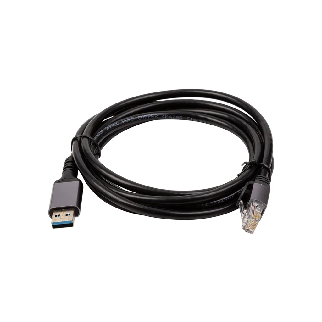 Дата кабель USB AM to RJ45 Ethernet 2.0m CAT6 UTP PowerPlant (CA914982) - зображення 2