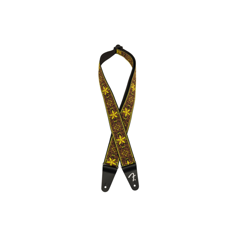 Ремінь для гітари Fender Strap 2" Pasadena Woven Yellow Wallflower (236937) - зображення 1