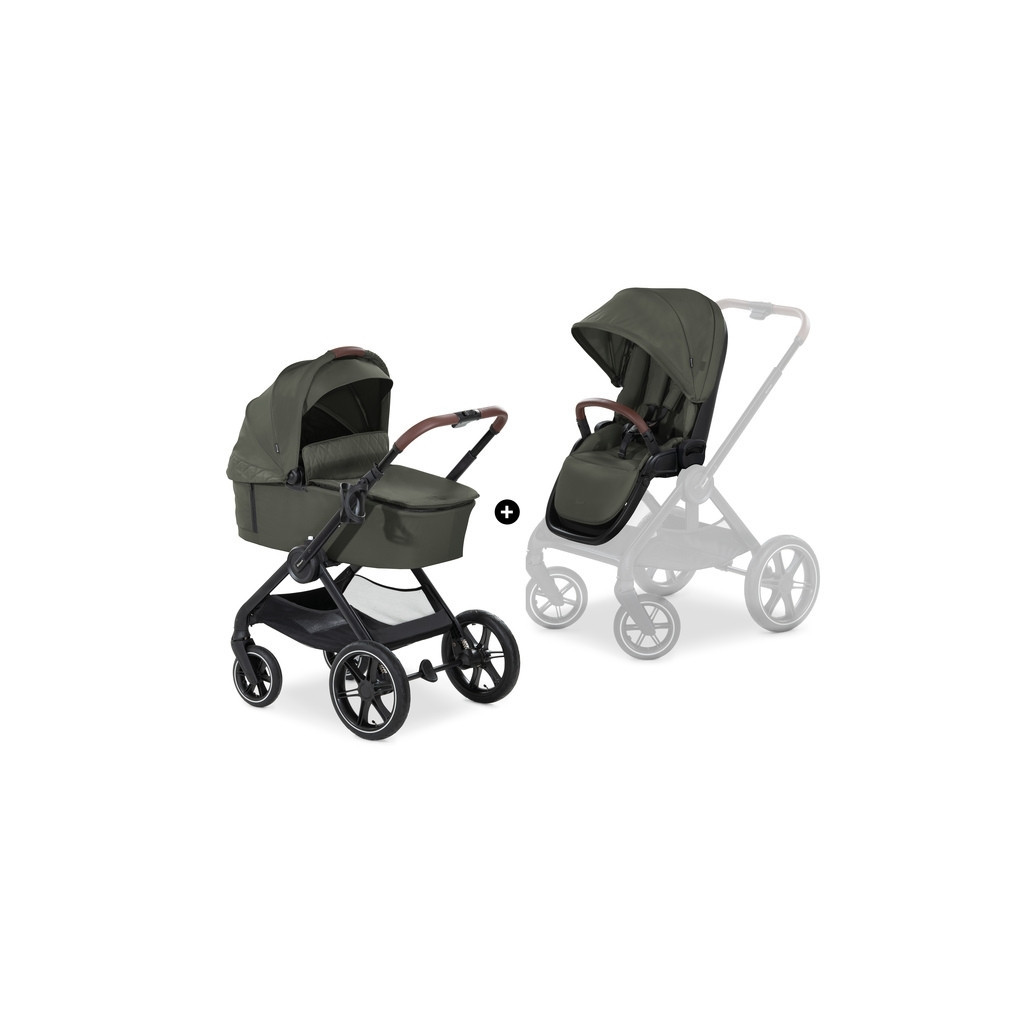 Коляска Hauck 2 в 1 Walk N Care Air (Dark Olive) (16549-2) - зображення 1