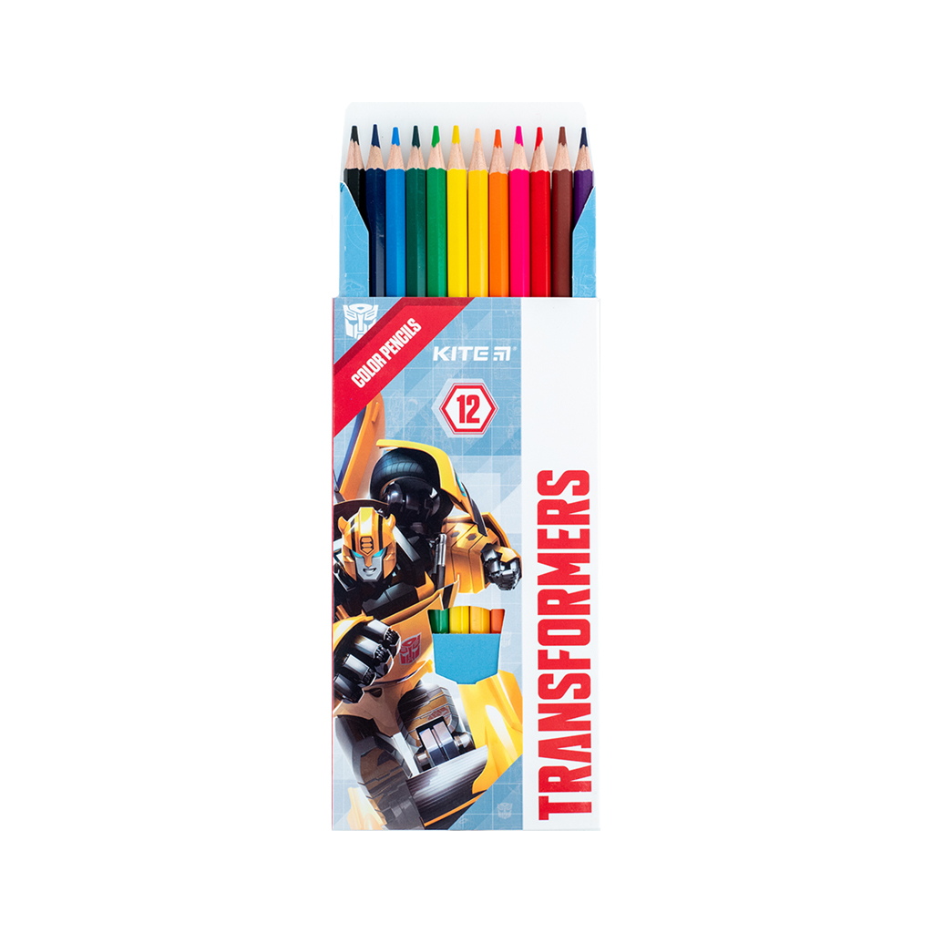 Олівці кольорові Kite Transformers 12 кольорів (TF24-051) - зображення 4
