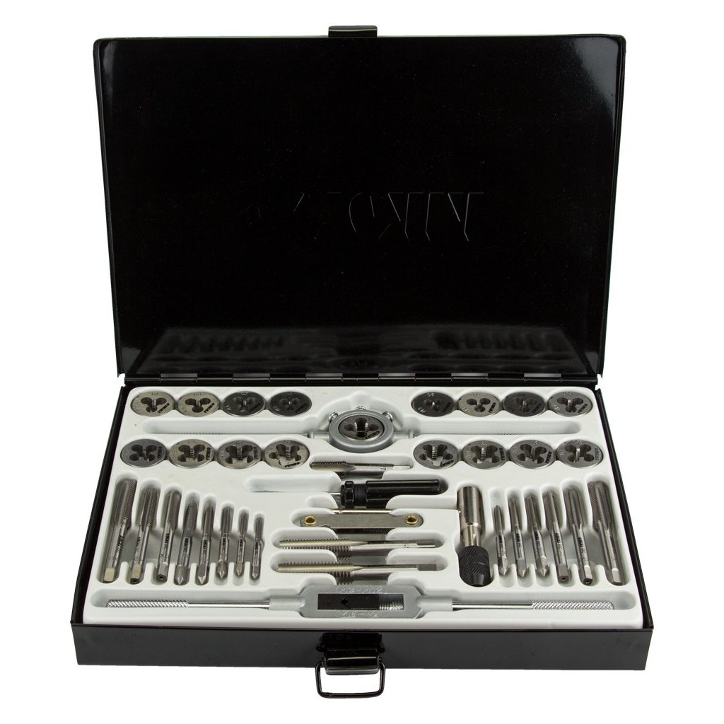 Набір мітчиків і плашок Sigma 40 предм., металевий кейс (1643251) - зображення 1