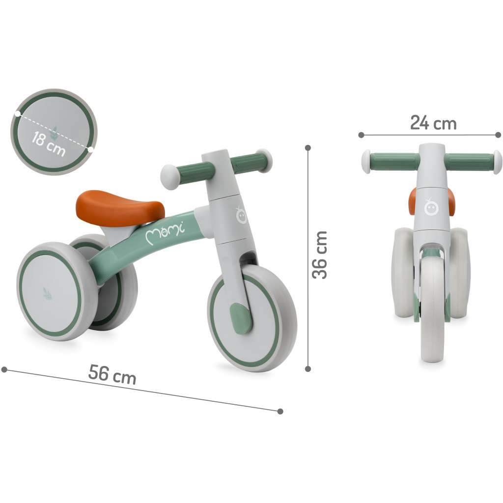 Біговел MoMi Tedi каталка Green (ROBI00035) - зображення 8