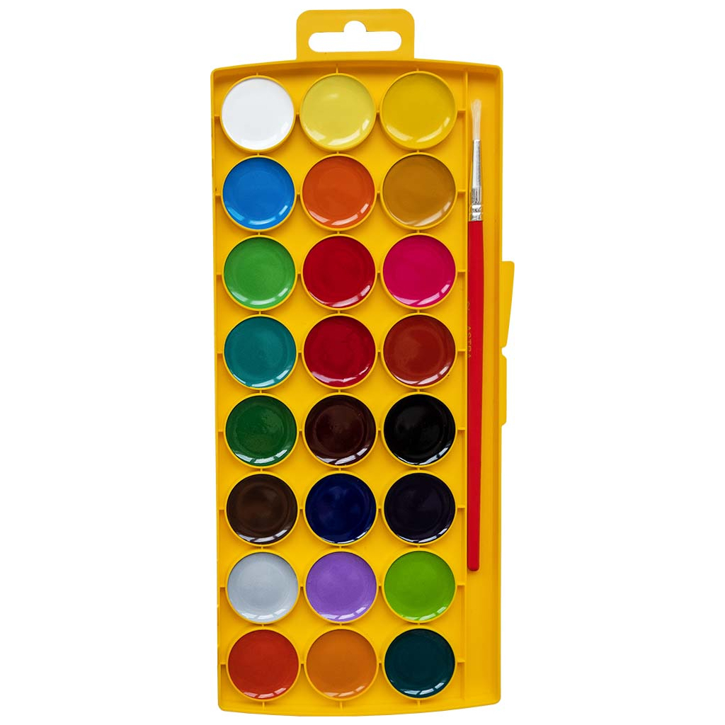 Акварельні фарби Школярик Медові 24 кольори (302023001-UA) - зображення 2