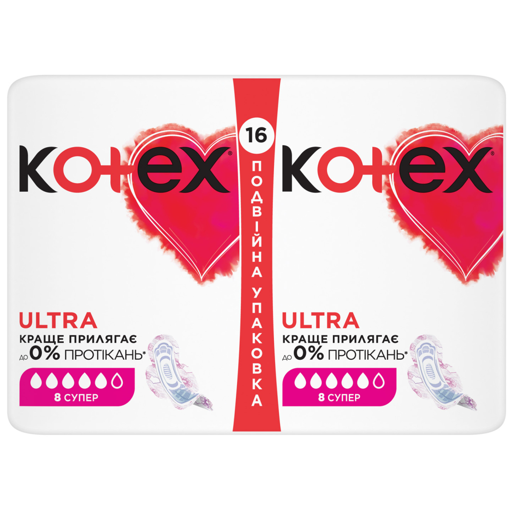 Гігієнічні прокладки Kotex Ultra Super 16 шт. (5029053542652) - зображення 2