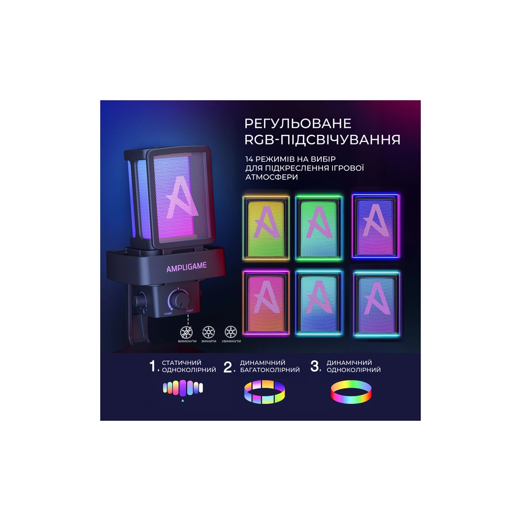Мікрофон Fifine Ampligame Q8PRO USB Black (Q8PRO) - зображення 12