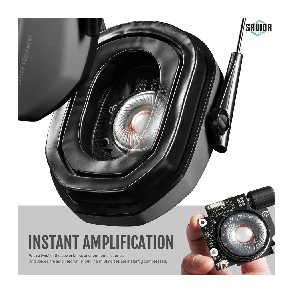 Тактичні навушники Savior Apollo Gray (EM-APPOLO-GRAY) - зображення 4