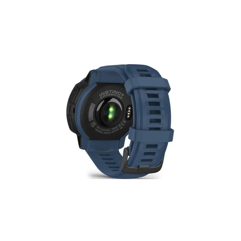 Смарт-годинник Garmin Instinct Crossover Solar, Tidal Blue, GPS (010-02730-02) - зображення 12