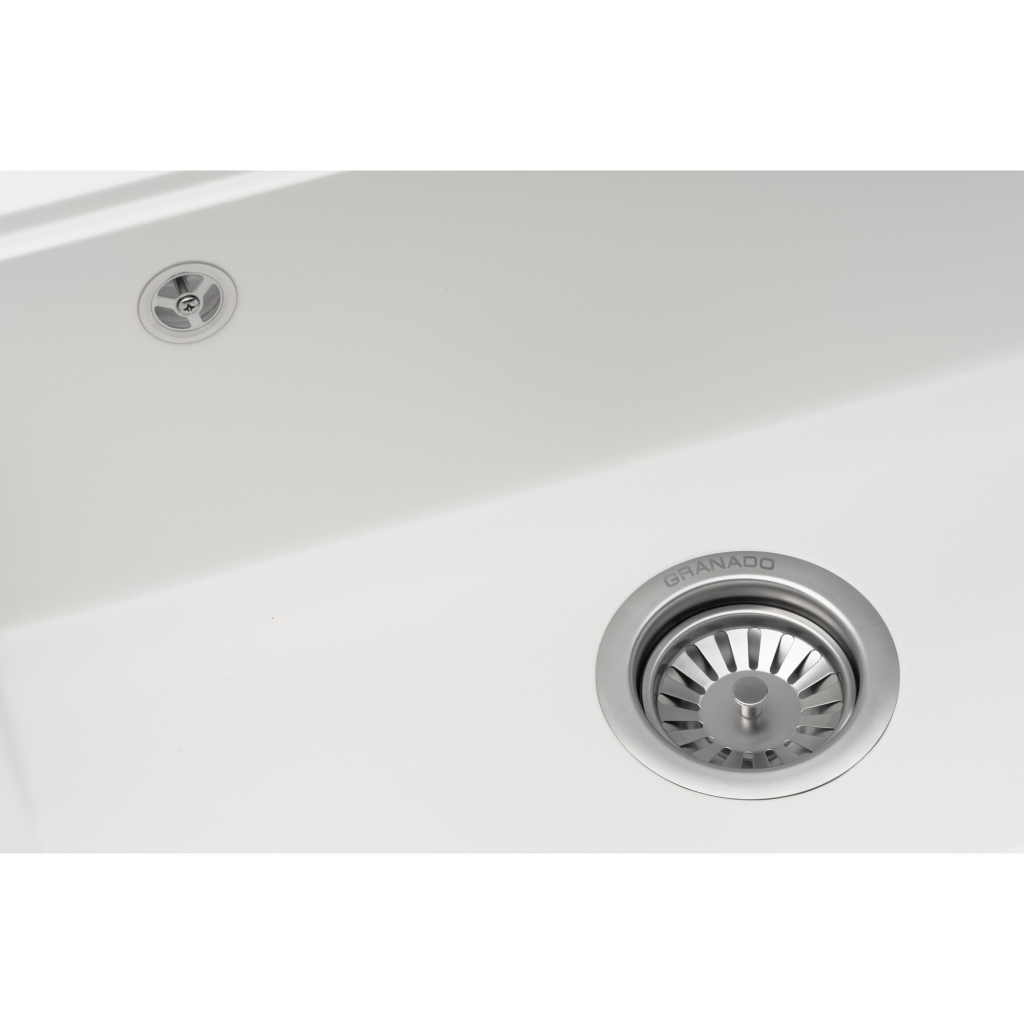 Мийка кухонна GRANADO ARTES white з сифоном (gr3605) - зображення 5