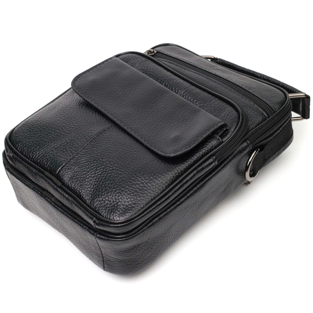 Сумка Vintage З натуральної шкіри Чорна (21953) - зображення 5