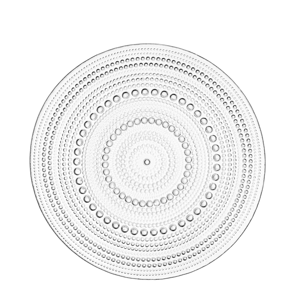 Тарілка Ardesto Verbena, 24.5см, скло, прозорий (AR5028) - зображення 1